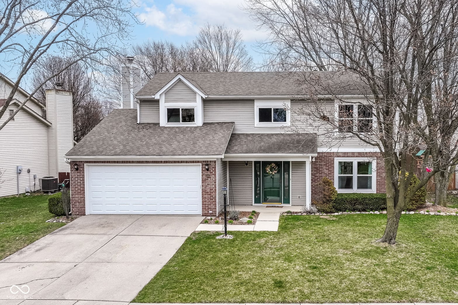 Front exterior at 12527 Trester Lane, Fishers, IN