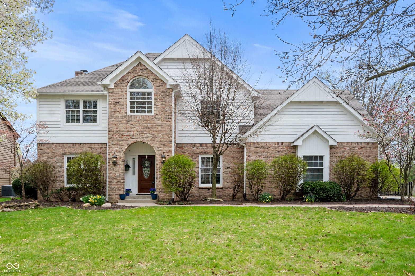 Front exterior at 325 W Greyhound Pass, Carmel, IN