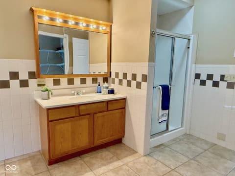 Bathroom at 1085 E North Shore Drive, Brownstown, IN