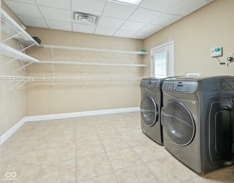 Laundry room at 1085 E North Shore Drive, Brownstown, IN