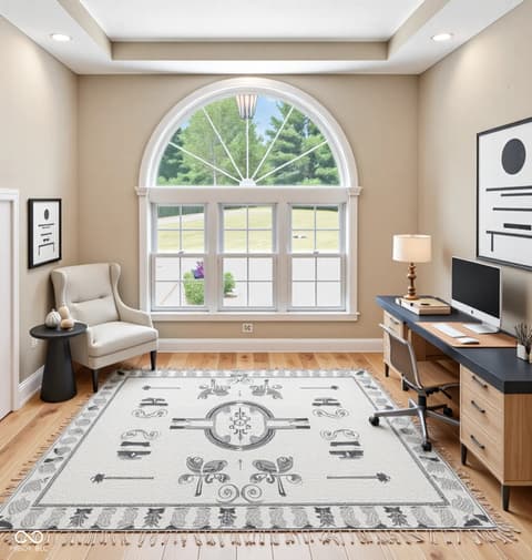 Home office at 1085 E North Shore Drive, Brownstown, IN