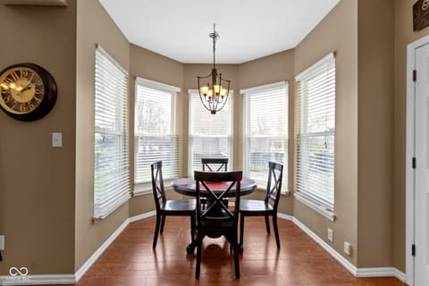 Dining room at 203 Winslow Drive, Westfield, IN