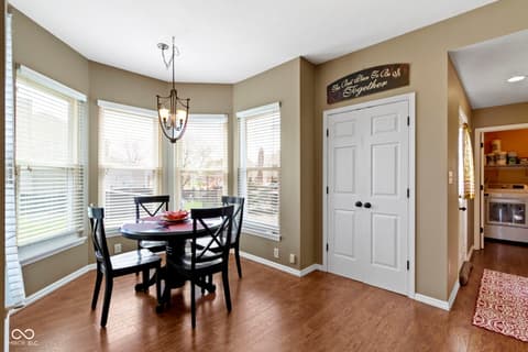 Dining room at 203 Winslow Drive, Westfield, IN