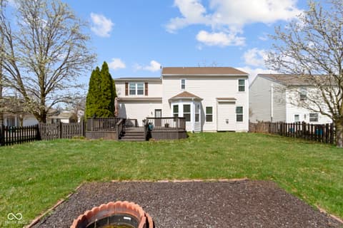 Backyard at 203 Winslow Drive, Westfield, IN