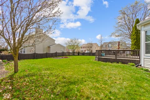 Yard at 203 Winslow Drive, Westfield, IN