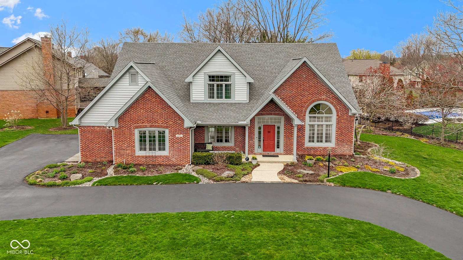 Front exterior at 643 Woodbine Drive, Carmel, IN