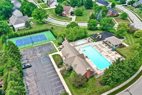 Aerial view at 14720 Warner Trail, Westfield, IN