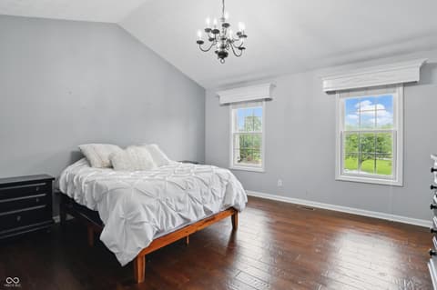 Primary bedroom at 11974 Volcanic Rock Drive, Fishers, IN