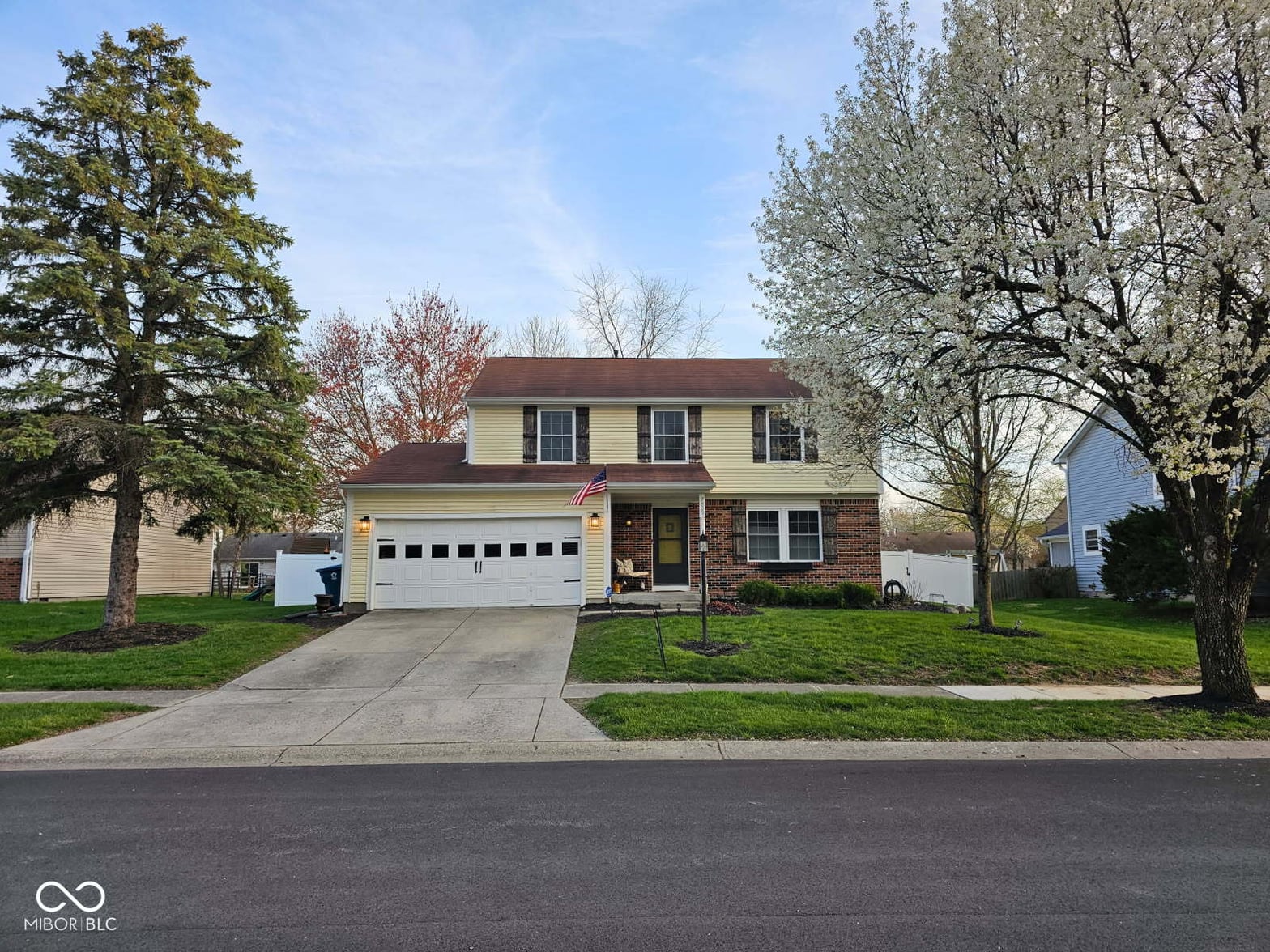 Front exterior at 7809 Bryden Drive, Fishers, IN