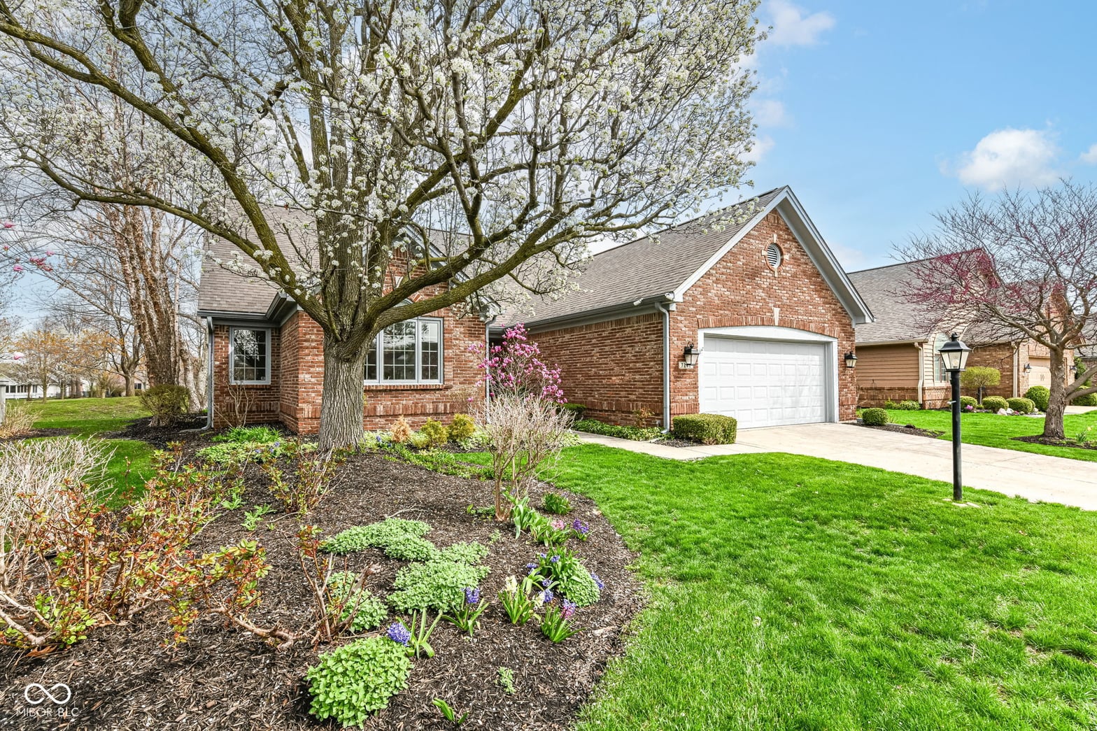 Front exterior at 7242 River Glen Drive, Fishers, IN