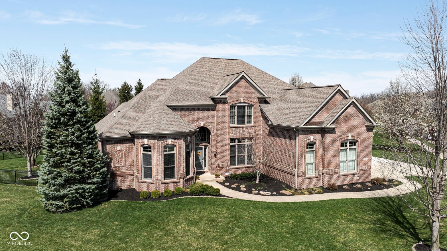 Front exterior at 13214 Mink Lane, Carmel, IN