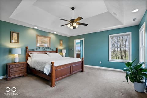 Bedroom at 20251 Dayspring Court, Noblesville, IN
