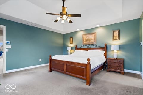 Bedroom at 20251 Dayspring Court, Noblesville, IN