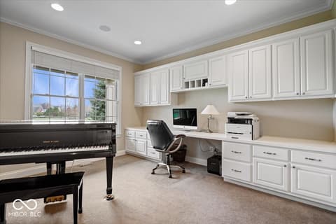 Home office at 20251 Dayspring Court, Noblesville, IN