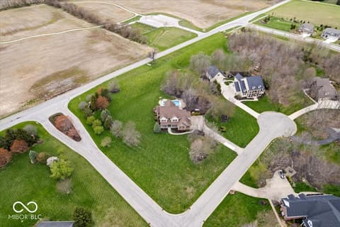 Aerial view at 20251 Dayspring Court, Noblesville, IN