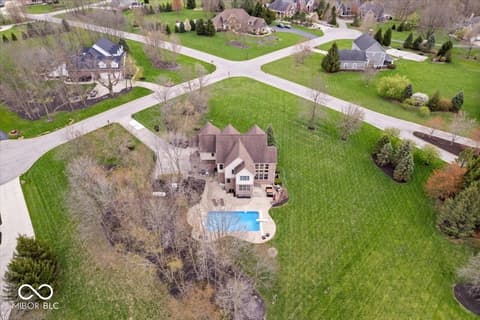 Aerial view at 20251 Dayspring Court, Noblesville, IN