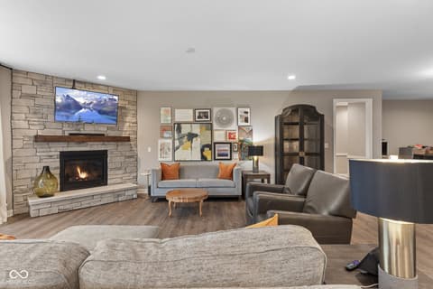 Living room at 11450 Wicker Lane, Noblesville, IN