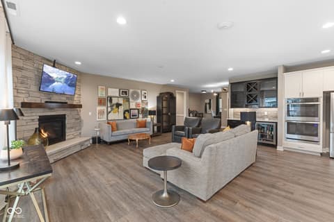 Living room at 11450 Wicker Lane, Noblesville, IN