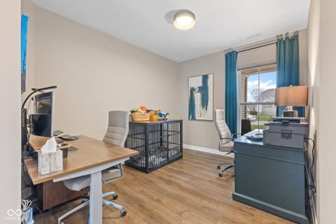 Home office at 11450 Wicker Lane, Noblesville, IN