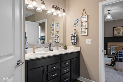 Bathroom at 11450 Wicker Lane, Noblesville, IN