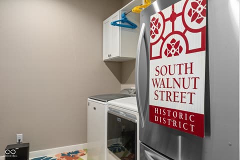 Laundry room at 11450 Wicker Lane, Noblesville, IN