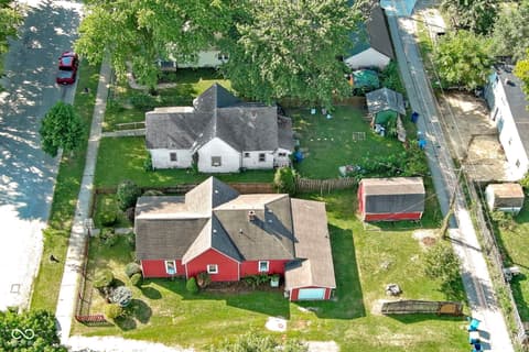 Aerial view at 1455 S 9th Street, Noblesville, IN