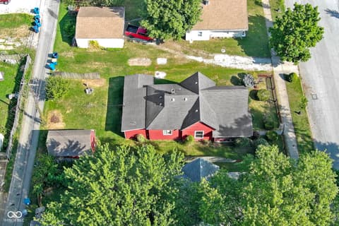 Aerial view at 1455 S 9th Street, Noblesville, IN