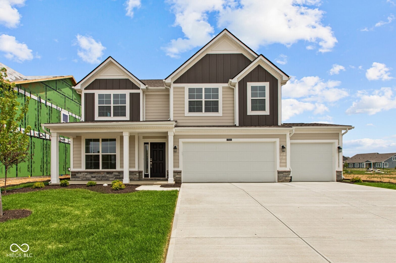 Front exterior at 17026 Cowbell Drive, Noblesville, IN