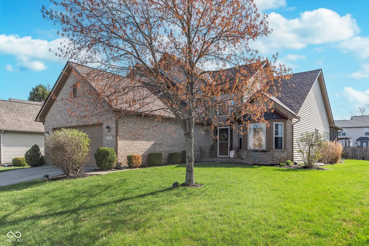 Front exterior at 10518 Greenway Drive, Fishers, IN