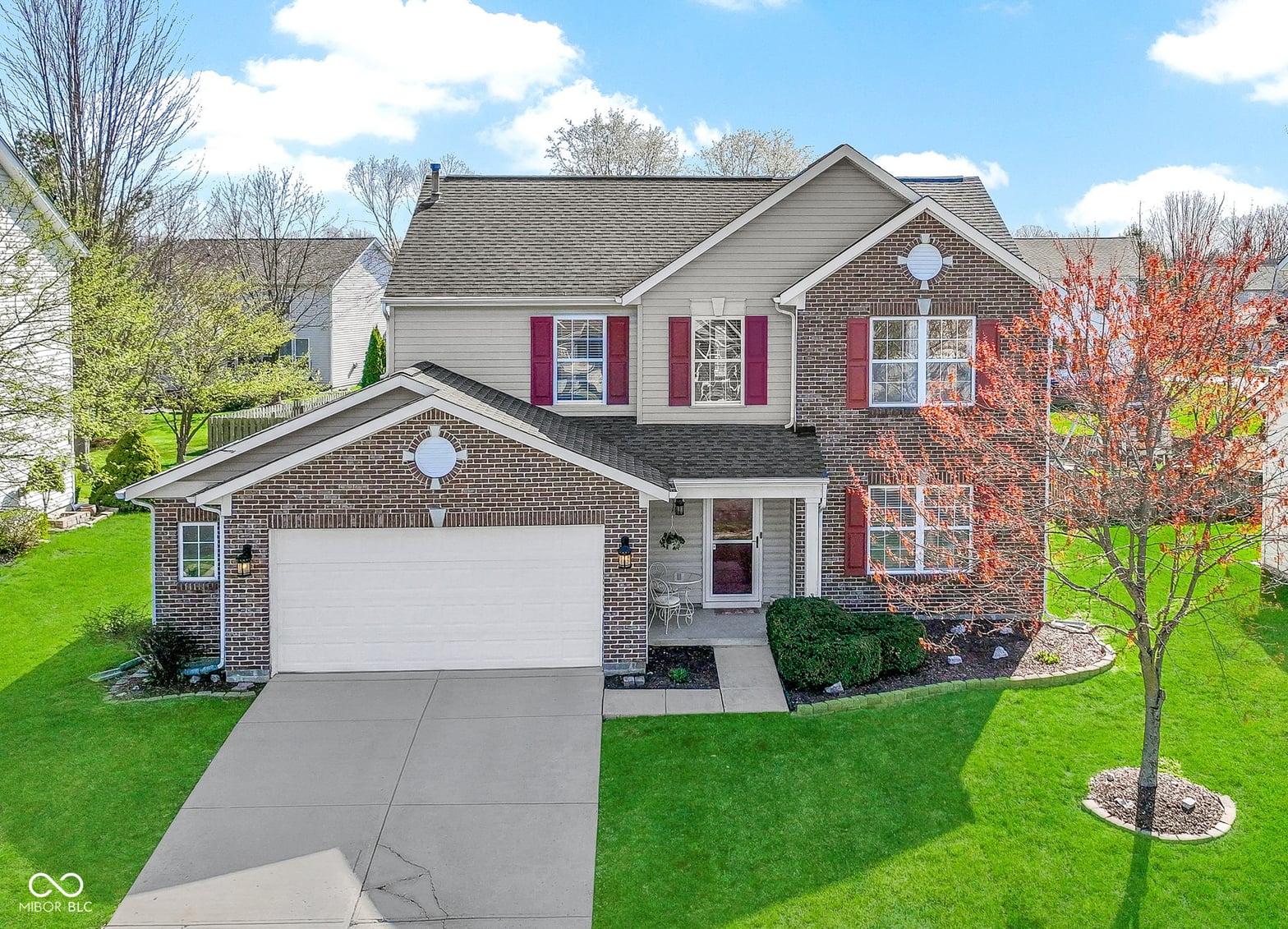 Front exterior at 11741 Langham Crescent Court, Fishers, IN