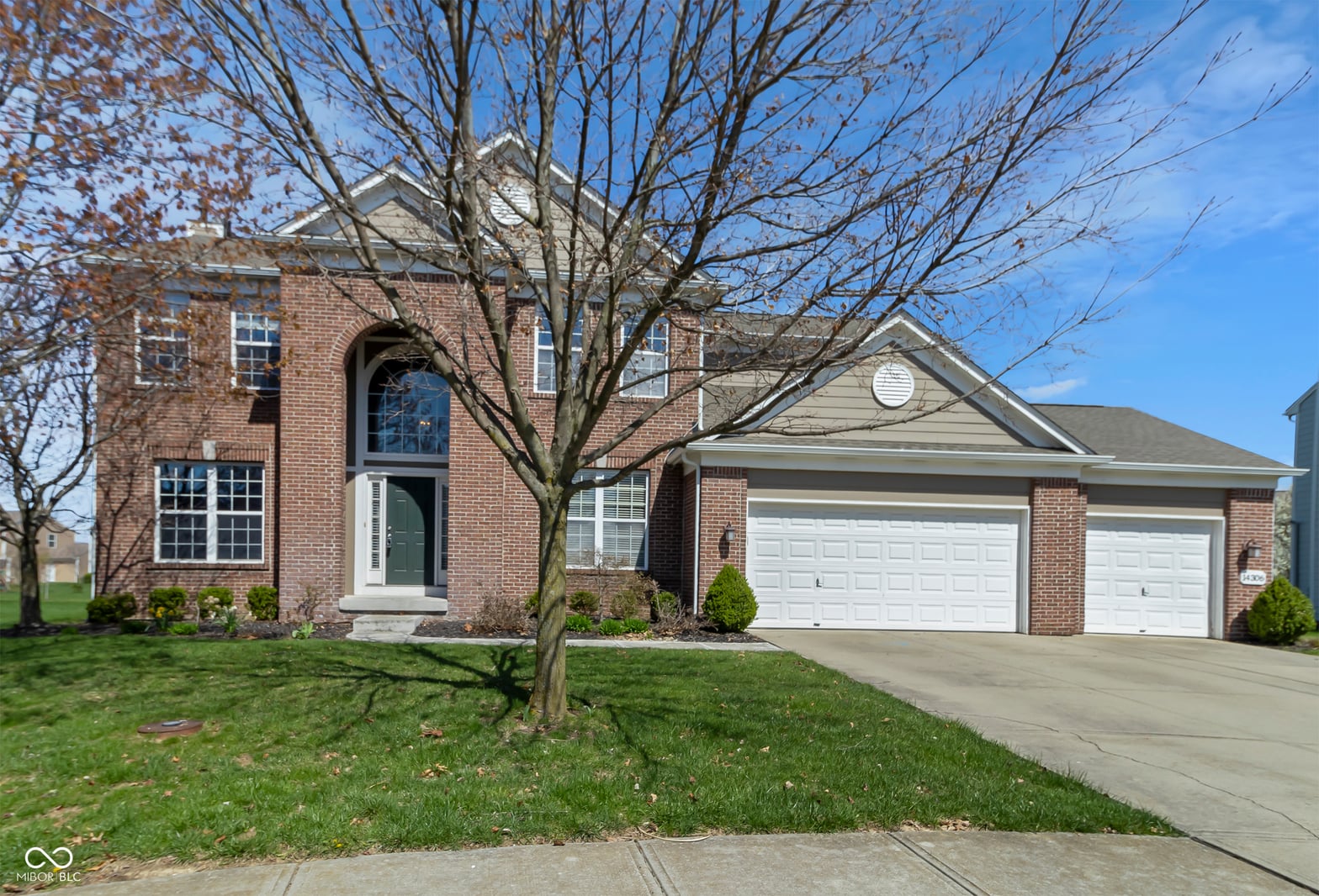 Front exterior at 14306 Chariots Whisper Drive, Carmel, IN