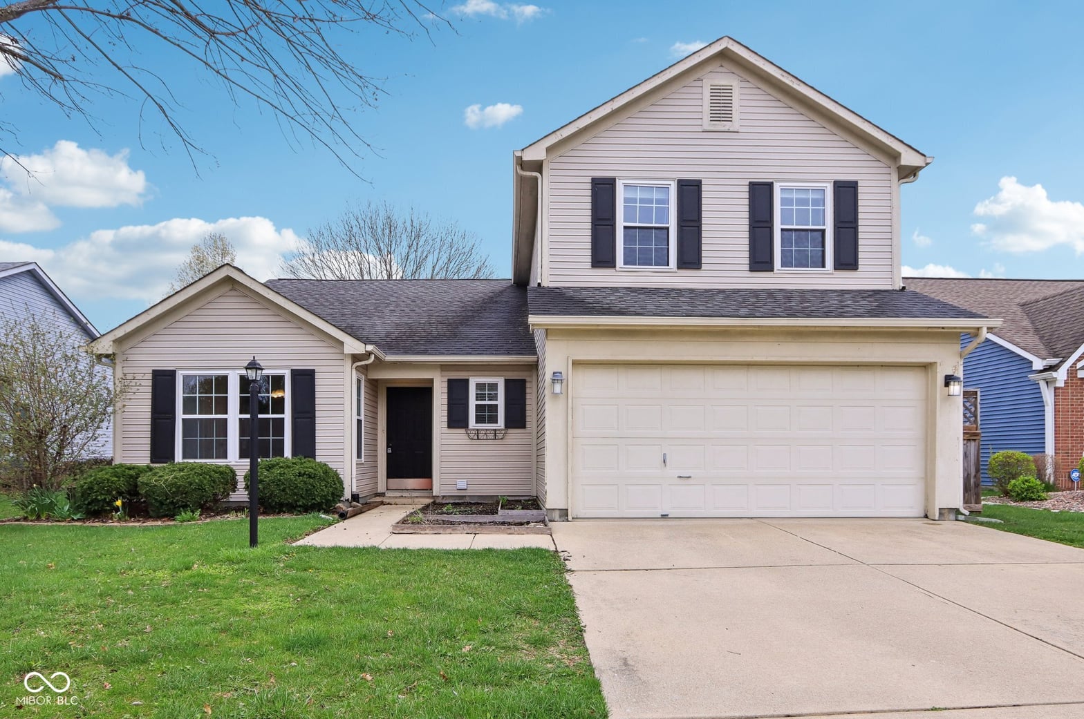 Front exterior at 13847 Wabash Drive, Fishers, IN