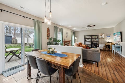 Dining room at 6526 Angel Falls Drive, Noblesville, IN