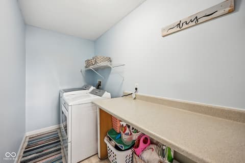 Laundry room at 6526 Angel Falls Drive, Noblesville, IN