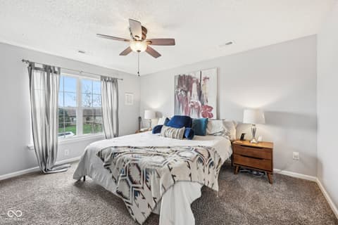 Bedroom at 6526 Angel Falls Drive, Noblesville, IN