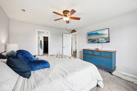 Bedroom at 6526 Angel Falls Drive, Noblesville, IN