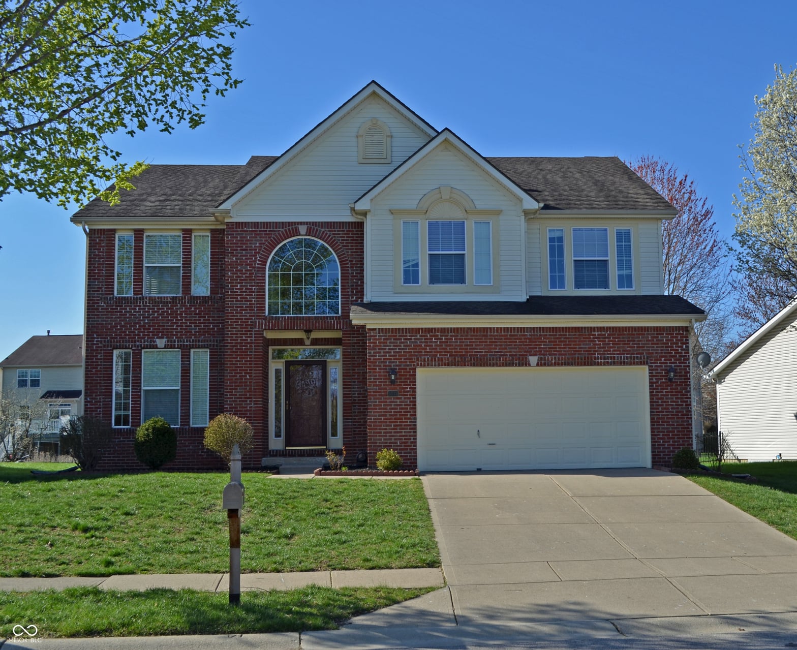 Front exterior at 5639 Aquamarine Drive, Carmel, IN