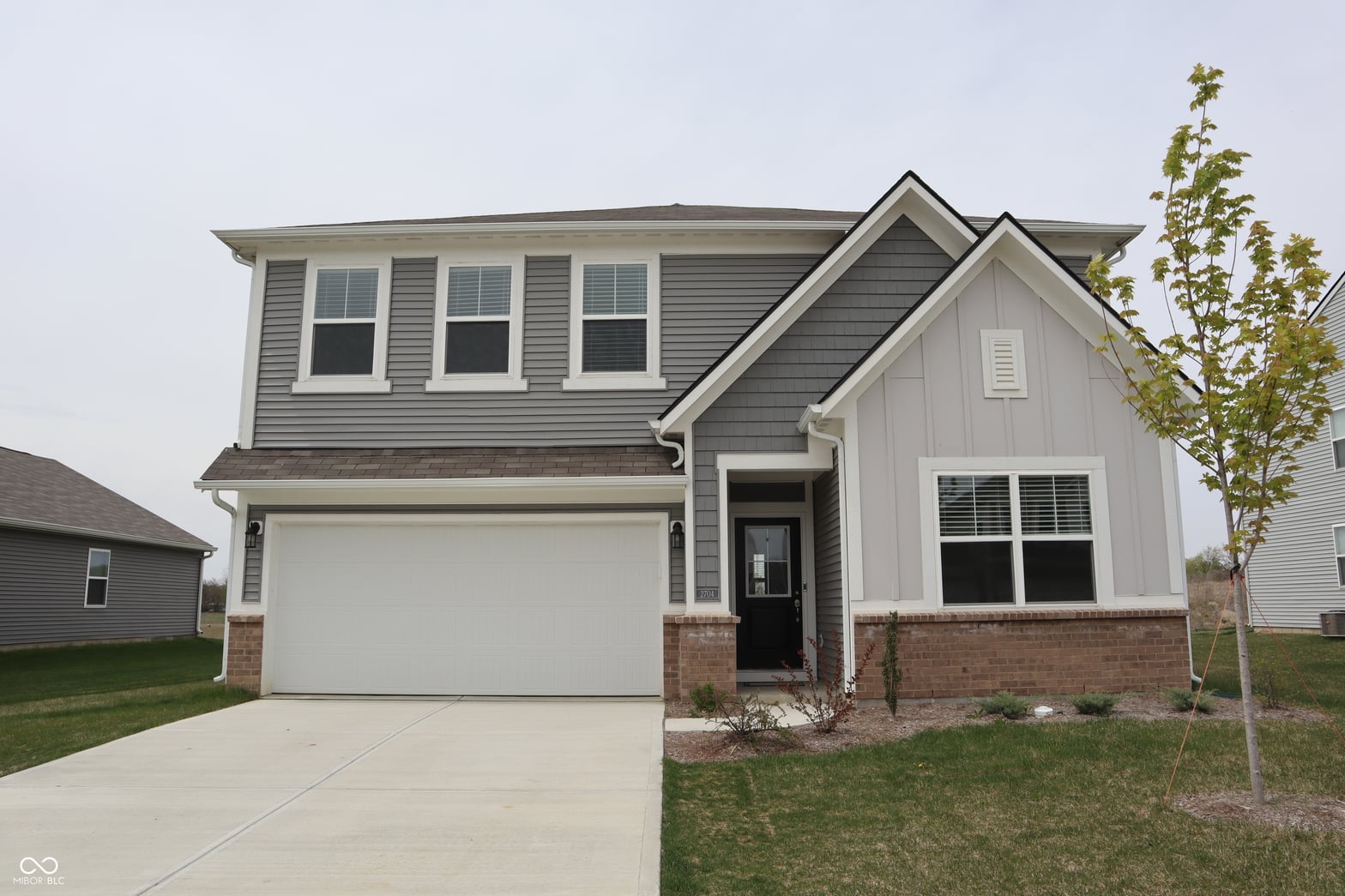 Front exterior at 2704 Grassy Branch Drive, Whitestown, IN