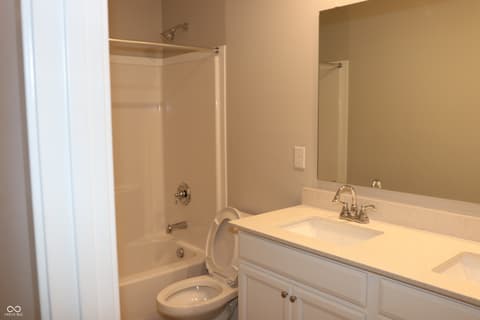Bathroom at 2704 Grassy Branch Drive, Whitestown, IN