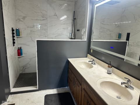 Bathroom at 45 Flatwoods Road, Spencer, IN