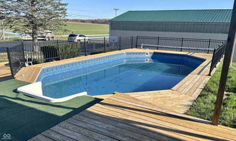 Pool at 45 Flatwoods Road, Spencer, IN
