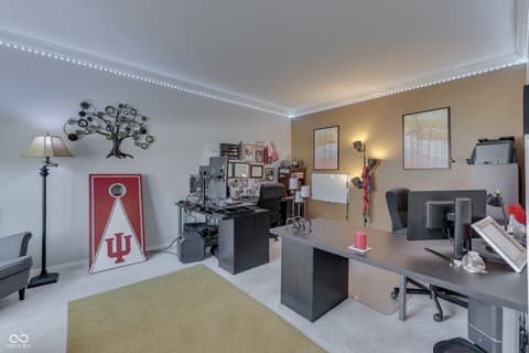 Home office at 9760 Logan Lane, Fishers, IN