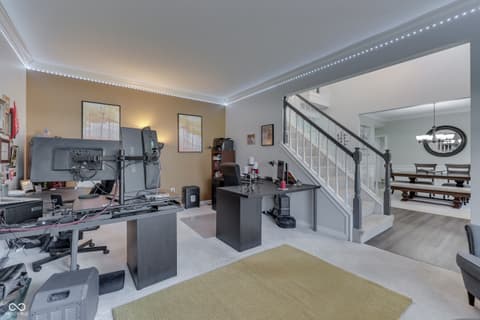 Home office at 9760 Logan Lane, Fishers, IN