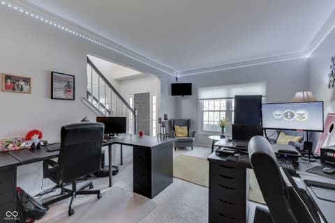 Home office at 9760 Logan Lane, Fishers, IN
