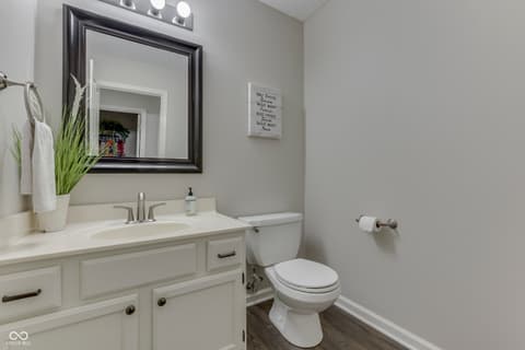 Bathroom at 9760 Logan Lane, Fishers, IN