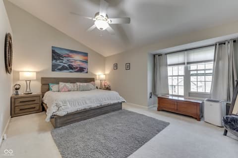 Bedroom at 9760 Logan Lane, Fishers, IN
