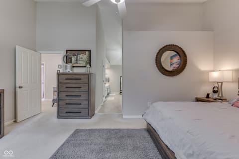 Bedroom at 9760 Logan Lane, Fishers, IN