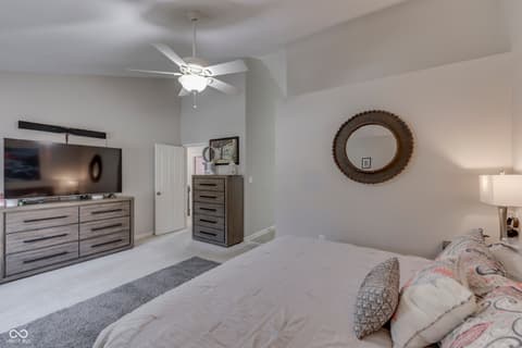 Bedroom at 9760 Logan Lane, Fishers, IN