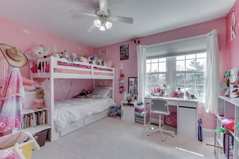 Bedroom at 9760 Logan Lane, Fishers, IN