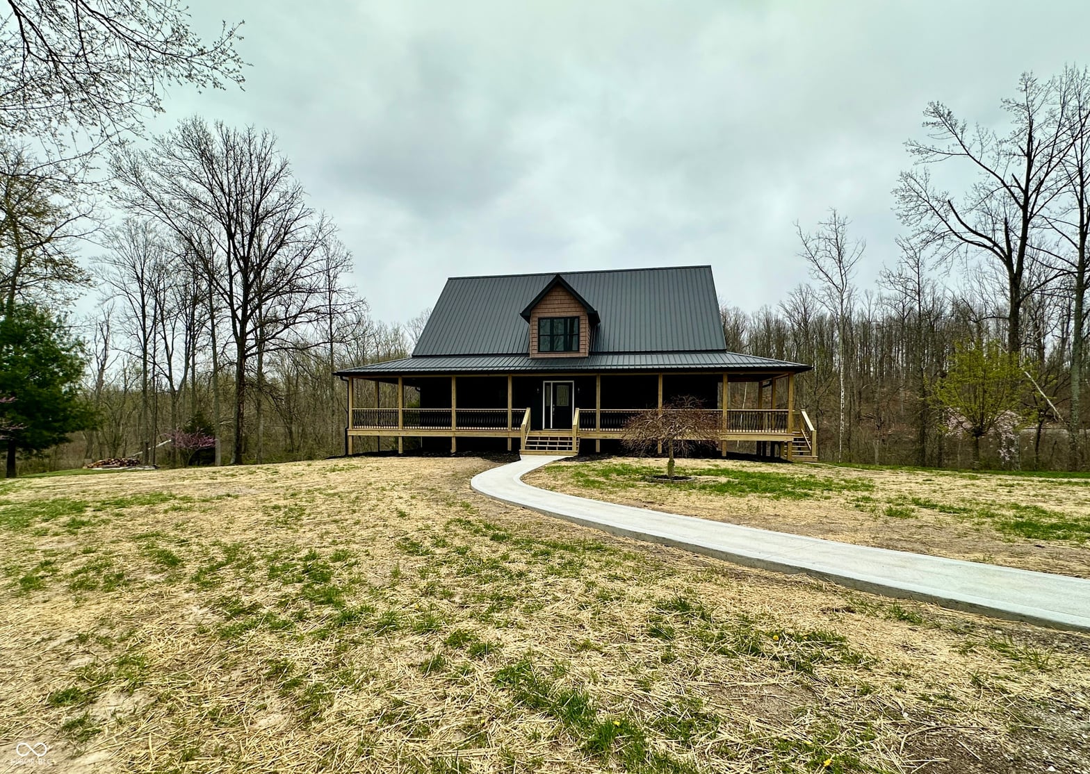 Front exterior at 3210 Chestnut Lane, Freedom, IN